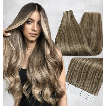 Extensii Tape In Diamond Balayage #6/Silver